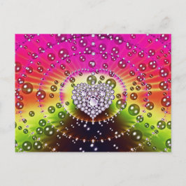 Diamant Fractal Vykort
