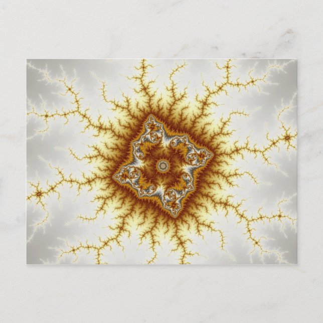 Diamant - Fraktal Vykort (Framsida)