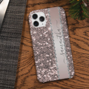 Diamant Glitter Glamör Rosa Kalligrafi