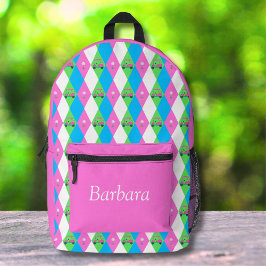 Diamant Golf Cart med Golf Boll Mönster