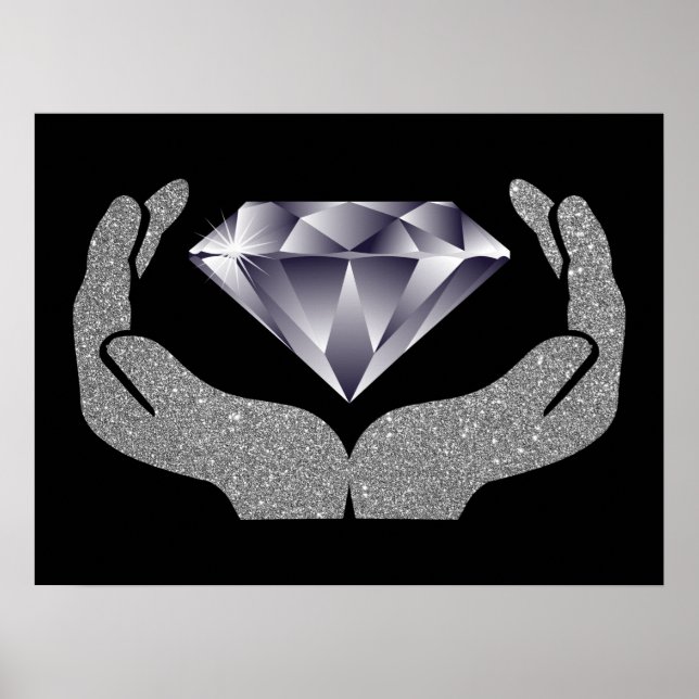 Diamant Hand Poster (Framsidan)