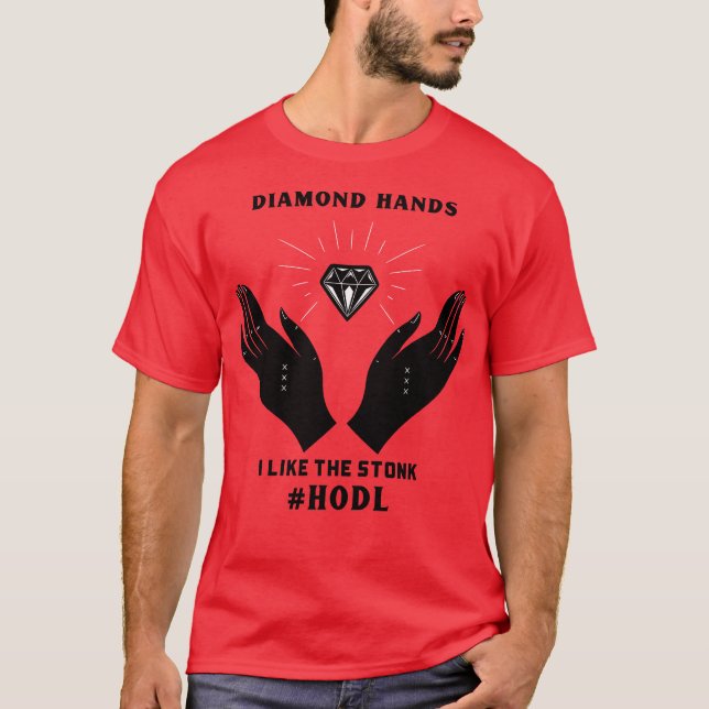 Diamant Händer 1 T Shirt (Framsida)