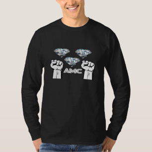 Diamant Händer Amc - Rocket till Måne T Shirt