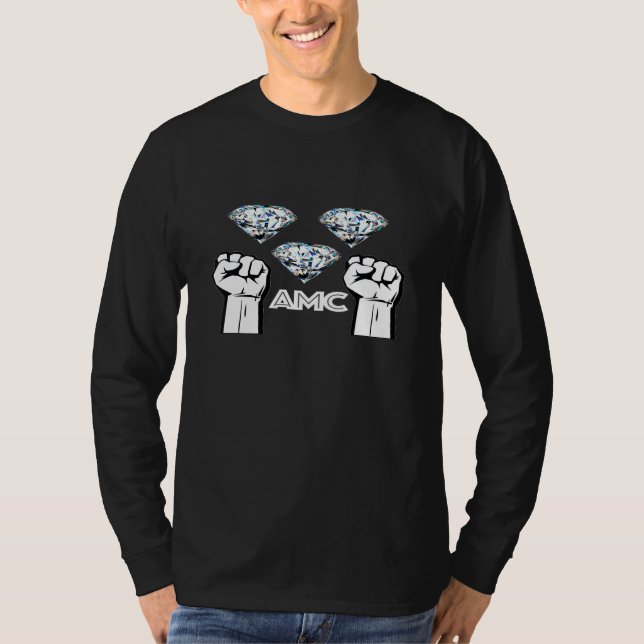 Diamant Händer Amc - Rocket till Måne T Shirt (Framsida)