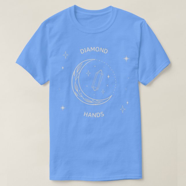 Diamant Händer lagrar-marknaden till måne 10 T Shirt (Design framsida)