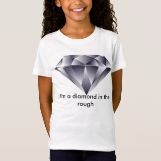Diamant i den grova t-skjortan tee shirt