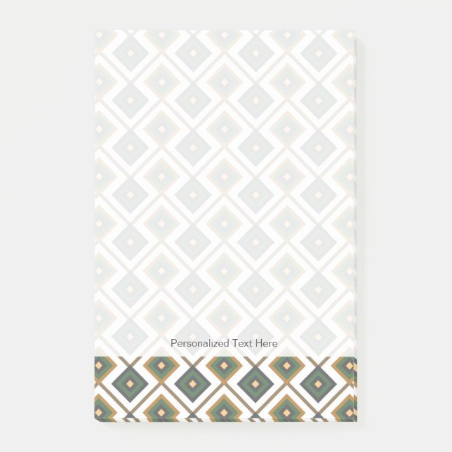 Diamant i grönt post-it block (Framsida)