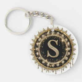 Diamant Initial S Smyckes Dekor