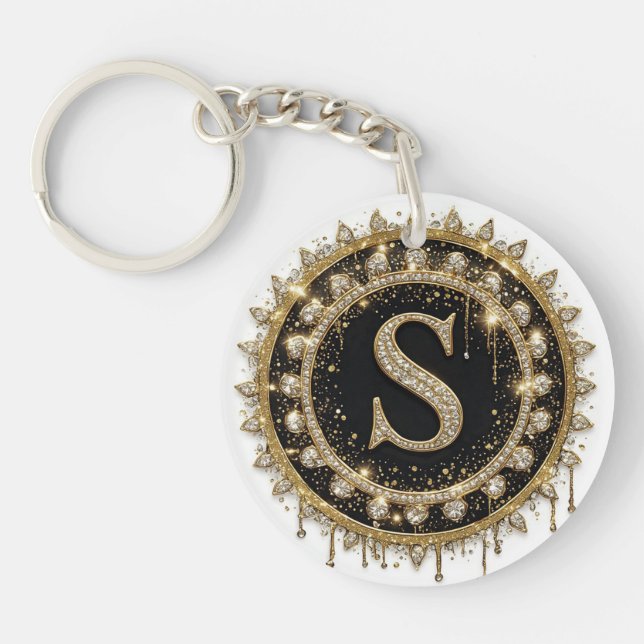 Diamant Initial S Smyckes Dekor (Framsidan)