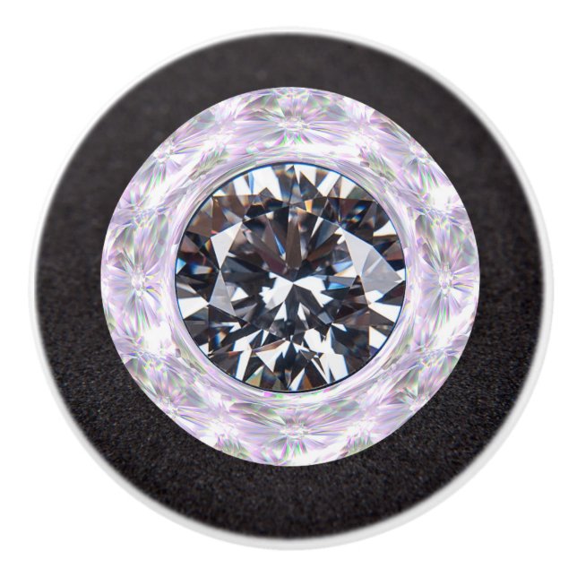 Diamant Juvel Ädelsten Knopp (Framsidan)
