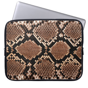 Diamant Klapperslange Ormhud Laptop Fodral