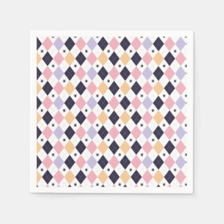 Diamant Lila Rosa med Spider Pappersservett