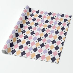 Diamant Lila Rosa med Spider Presentpapper