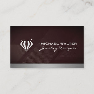 Diamant Logotyp   Jewelry Store Visitkort