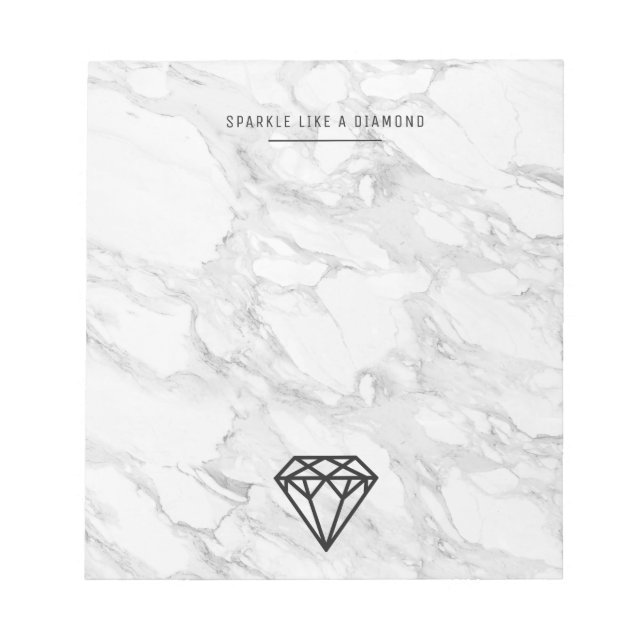 Diamant med Marble Anteckningsblock (Framsida)