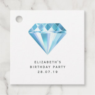 Diamant och Glitter Snöre Gåvor Etiketter
