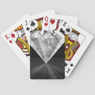 Diamant på baksida spel kort
