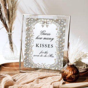 Diamant & Pearl Hur många Kisses-Möhippa-spel Poster
