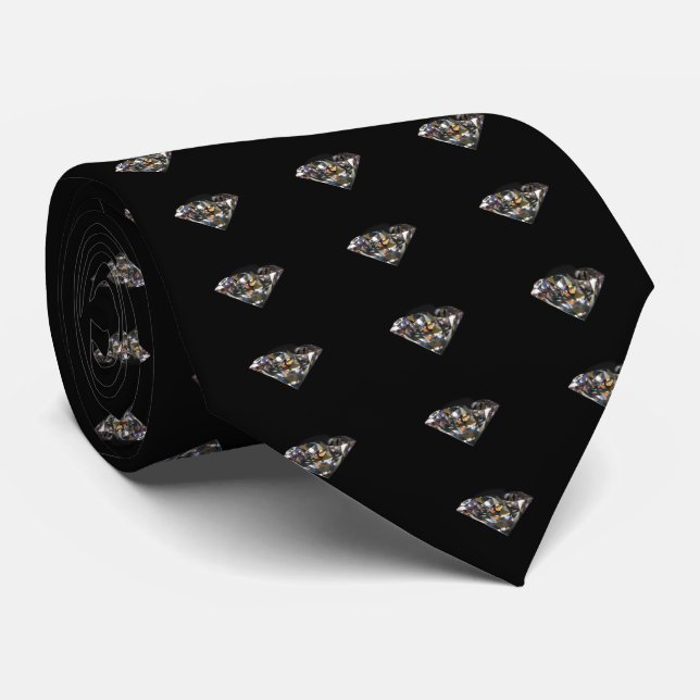 Diamant Print Necktie Slips (Rullad)