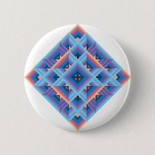 Diamant Quilt in Blue and Lila Knapp