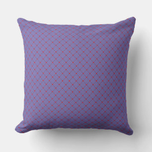 Diamant Shaped Red Heart & Line Art Kudde