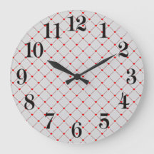 Diamant Shaped Red Heart & Line Art