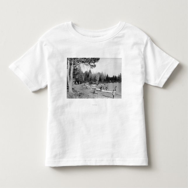 Diamant sjön, Oregon strandsimmare fotograferar Tee Shirt (Framsida)