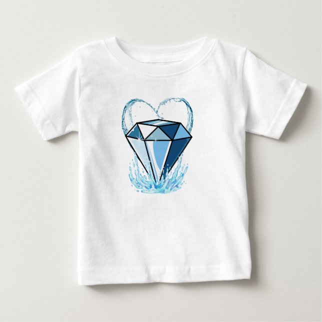 Diamant t-shirt-för barn t shirt (Framsida)