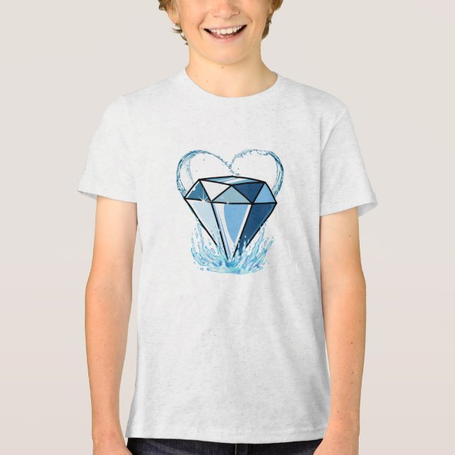 Diamant t-shirt för ungdomar (Framsida)