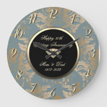 Diamant Vintage Damask 50-års bröllopsjubileum