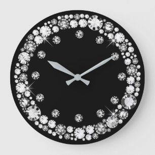 Diamantändlighet Stor Klocka