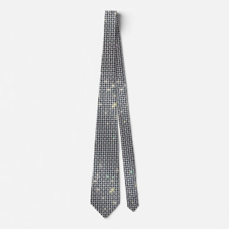 Diamantband, briljant glitter Tie, vitt kristallgl Slips