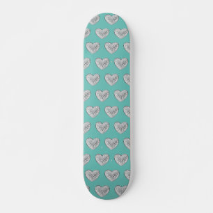 Diamantblått bg mini skateboard bräda 18,5 cm