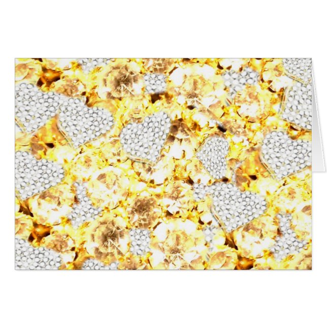 DIAMANTBLING! HÄLSNINGSKORT (Framsidan Horizontal)