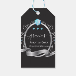 Diamantbröllop Presentetikett