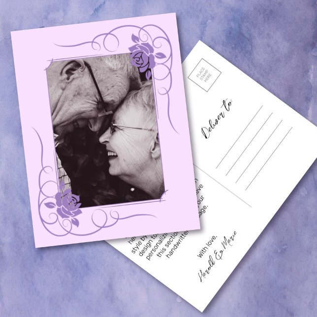 Diamantbröllops Foto Tack Vykort (Skapare uppladdad)