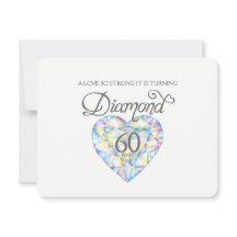 Diamantbröllopskärlek så starkt hjärta akvarell i