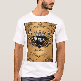 "Diamantdesign T-Shirt - Unik, fet grafik"
