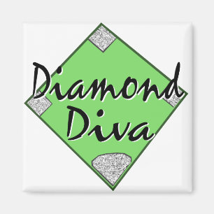DiamantDivasoftball Magnet