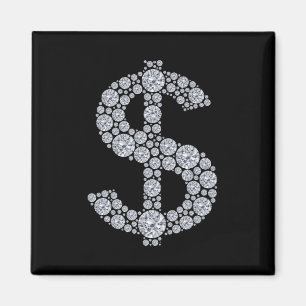Diamantdollaren undertecknar Bling Magnet