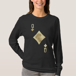 Diamantdrottning - Spelkort Halloween T Shirt