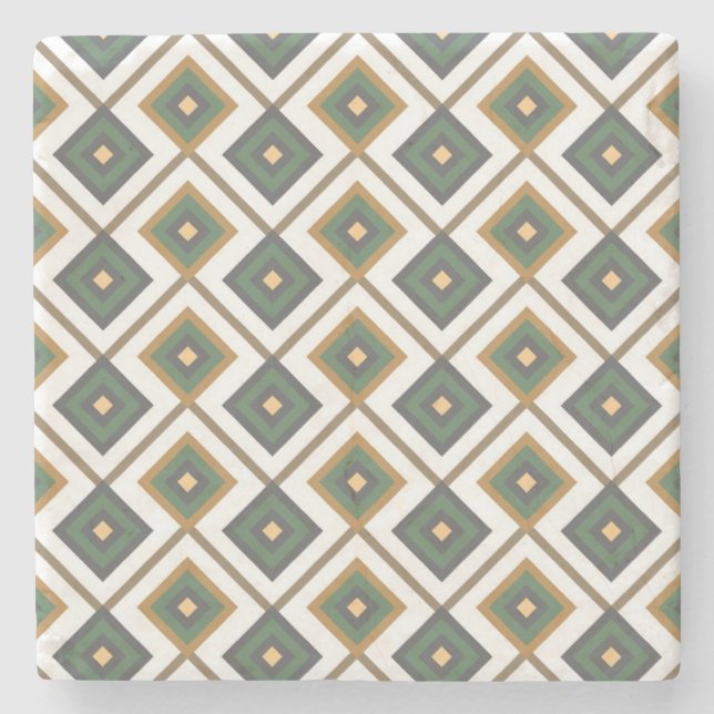 Diamante i grönt underlägg sten (Framsidan)