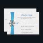 Diamante Snowflake & Blue Ribbon Winter Wedding OSA Kort<br><div class="desc">Röntsnöflingan och blåraket bröllop är perfekt för alla par som planerar ett romantiskt vinterbröllop firande. Utformningen har en lätt silvud-grått och en vit snöflingor med en romante-snöflake ovanpå ett silkesaktigt tittar band. Ordalydelsen innehåller samma grått- och blått färg av formgivningen och kan lätt användas som personlig för att passa din...</div>