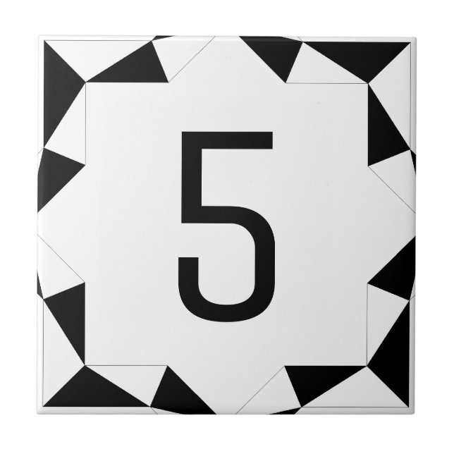 Diamanten fasetterar svartvitt kakelplatta (Framsidan)