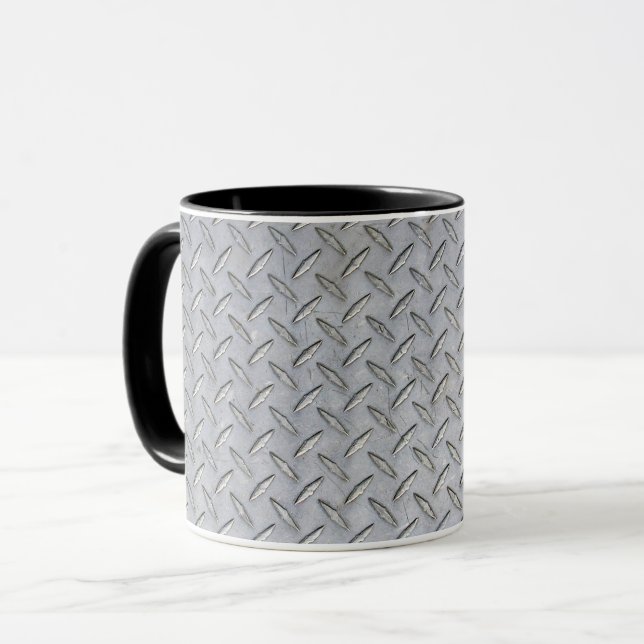 Diamanten pläterar designkaffemuggen mugg (Framsida vänster)