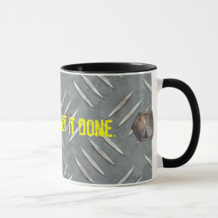 Diamanten pläterar kaffemuggen mugg