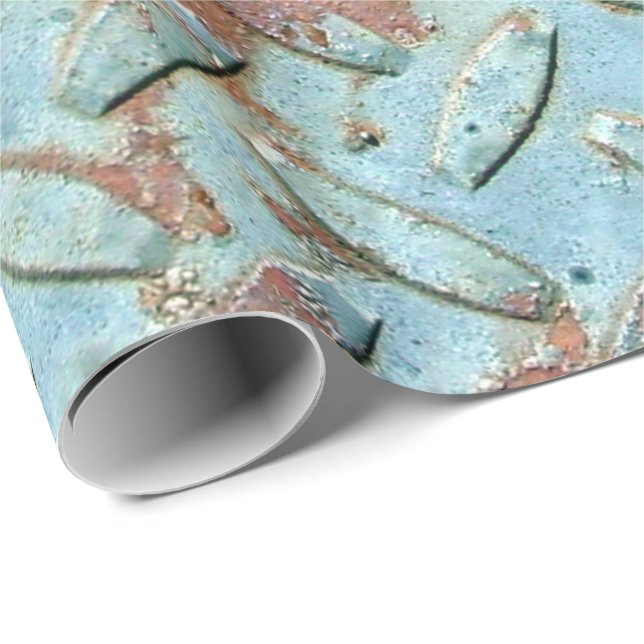 Diamanten pläterar slående in papper 4 presentpapper (Rullad Hörn)