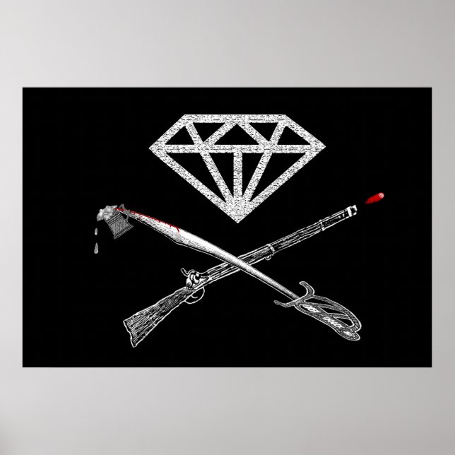 Diamantens Flagga Poster (Framsidan)