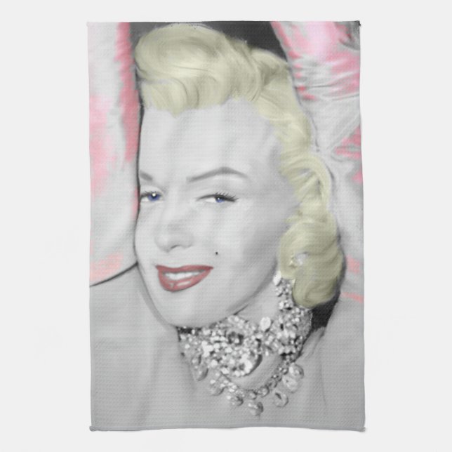 Diamanter 2 kökshandduk (Vertikal)