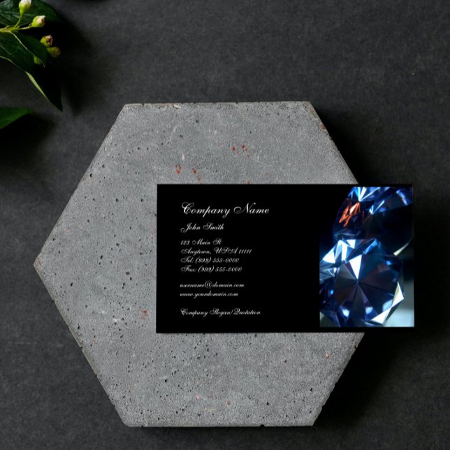 Diamanter, Affärskort Visitkort (Diamonds Business Card)